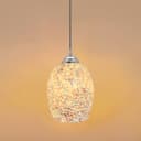 Vintage Ceiling Crackle Grey Mosaic Glass Pendant Light K425