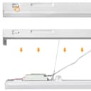 40W LED Ceiling Batten Light 4ft Cool White 6500K Replacement Fitting BL40CW