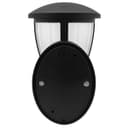 Outdoor Upward Wall Light Black Lantern Clear Diffuser IP44 ZLC380