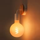 LED G125 Clear Opal Globe Frosted Glass Light Bulb 4W E27