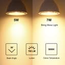 7w COB LED GU10 Replacement 65w Halogen Warm White