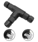Waterproof IP68 Tee Quick Connector 3P Terminal QCT1