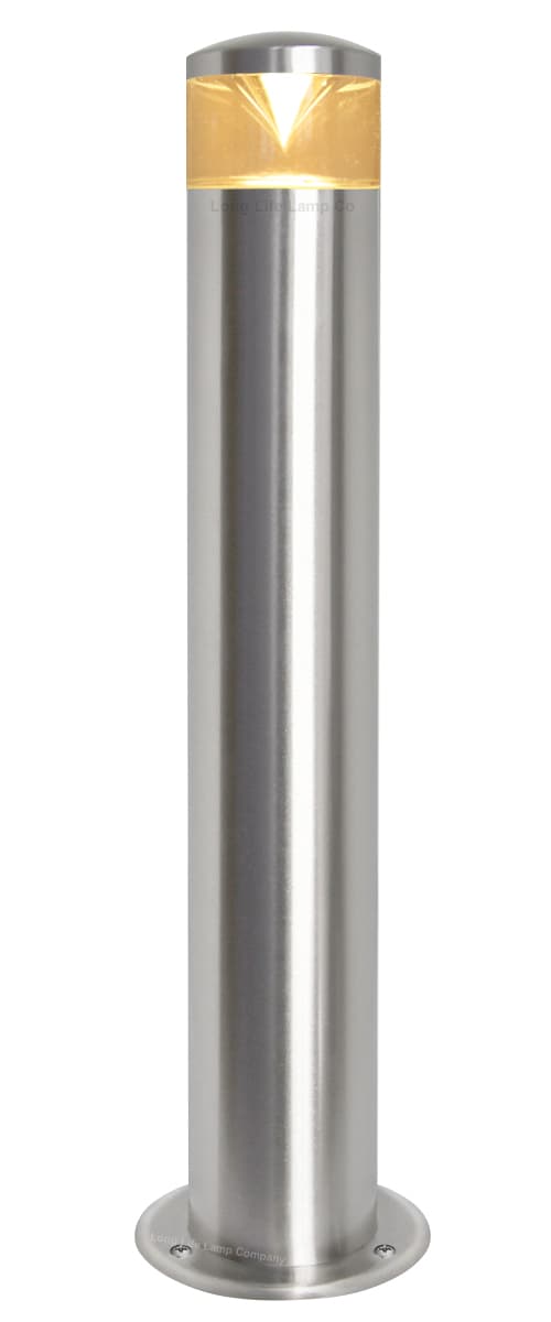 4w Warm White Modern LED Bollard Post Light Stainless Steel ZLC075