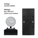 Black Outdoor Wall Light Dusk Till Dawn Sensor Stainless Steel IP65 ZLC089B