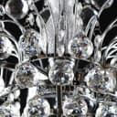 Droplet Fountain Crystal Chandelier Ceiling Pendant Light Reflect Chrome Finish and Real Crystals 