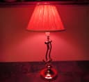 Ambient Fireglow 4w LED Golf Ball Red Light Bulb B22 Bayonet Clear Glass