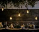 1w  E27 ST58 LED Warm White Fairy String Filament Light Bulb