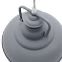 Metal Ceiling Pendant Shade Modern Grey