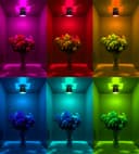 Pack of 2 LED Bulb Colour Changing B22 Bayonet Mood Spot Light RGB 5W 