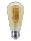  2w  Edison Classics Vintage LED Filament Bulb ST58 E27 Smoke Gold Glass 
