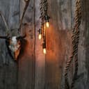 Filament Vintage 4w LED Golf Ball Light Bulb B15 Small Bayonet Clear Glass 