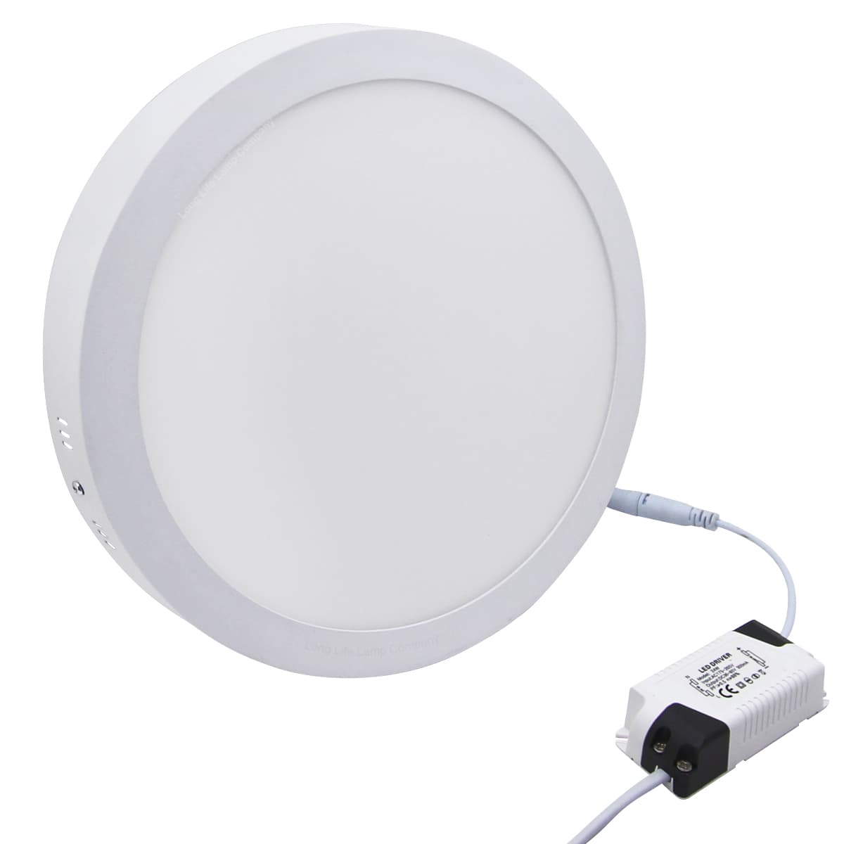 24w Round LED Ceiling Light Surface Mount Panel Warm White 