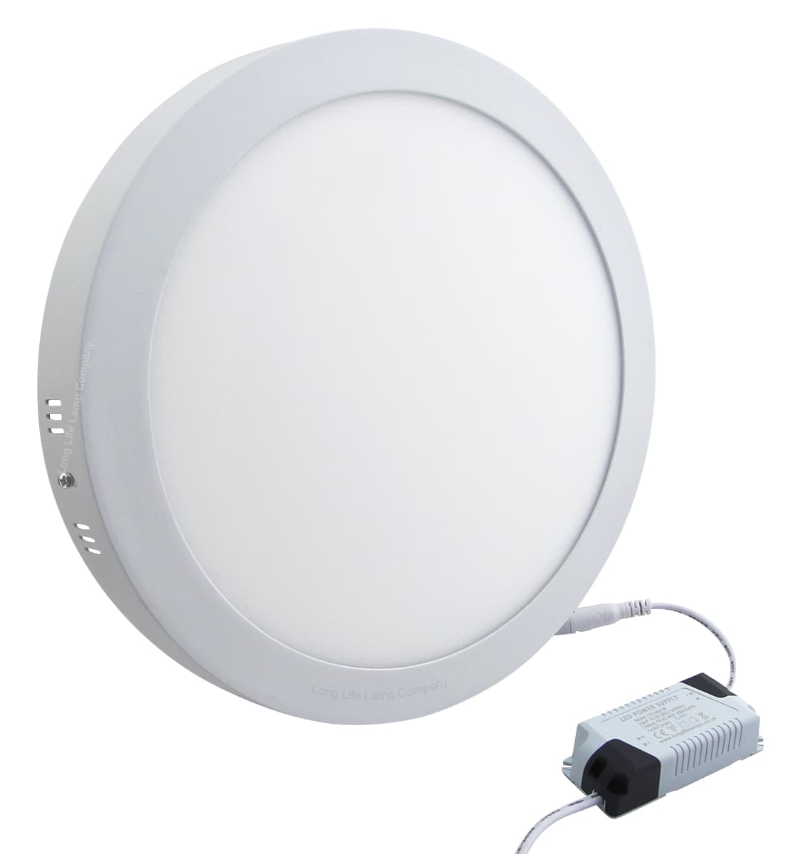 24w LED Round Surface Mount Ceiling Panel Light 6500K 