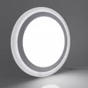18w Round LED Ceiling Panel Cool White 3 Switch Mode White Ring