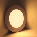6w LED Round Recessed Ceiling Flat Panel Ultra Slim Warm White 