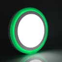 18w LED Ceiling Light Cool White with Green Ambient Ring Surface Mount 