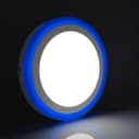 18w LED Ceiling Light Cool White with Blue Ambient Ring Surface Mount 