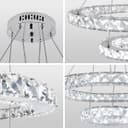 Modern Round Chandelier LED Ring Pendant Ceiling Light Cool White M0171