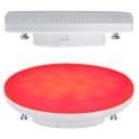 3W RED GX53 LED Light Bulb Replacement for CFL Round