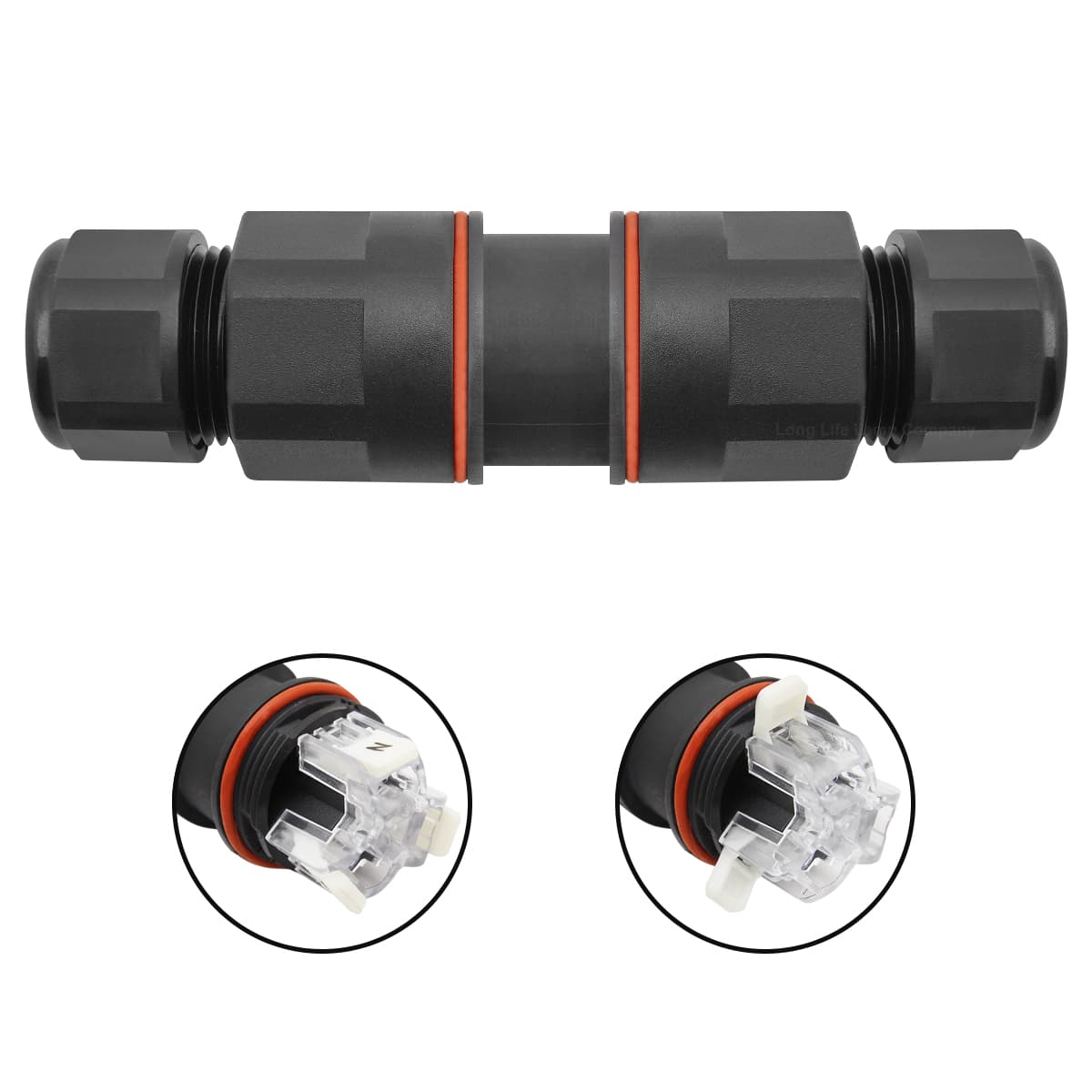 Waterproof IP68 16A Quick Connector 3 Terminal 2P L E N QCS3