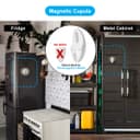 Magnetic LED Night Light Automatic Photocell Motion Sensor Natural White 4000K On Off Overide