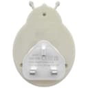 1W LED Night Light with Auto Sensor White Ladybug Plug In Dusk to Dawn A62W