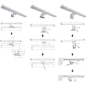 8W LED Mirror Light 3 Mounting Option Cool White 6500k IP44 Wall Light ML27