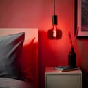 4w Coil LED Filament Light Bulb E27 Red Mirror Glass Decorative Lamp REDCYL