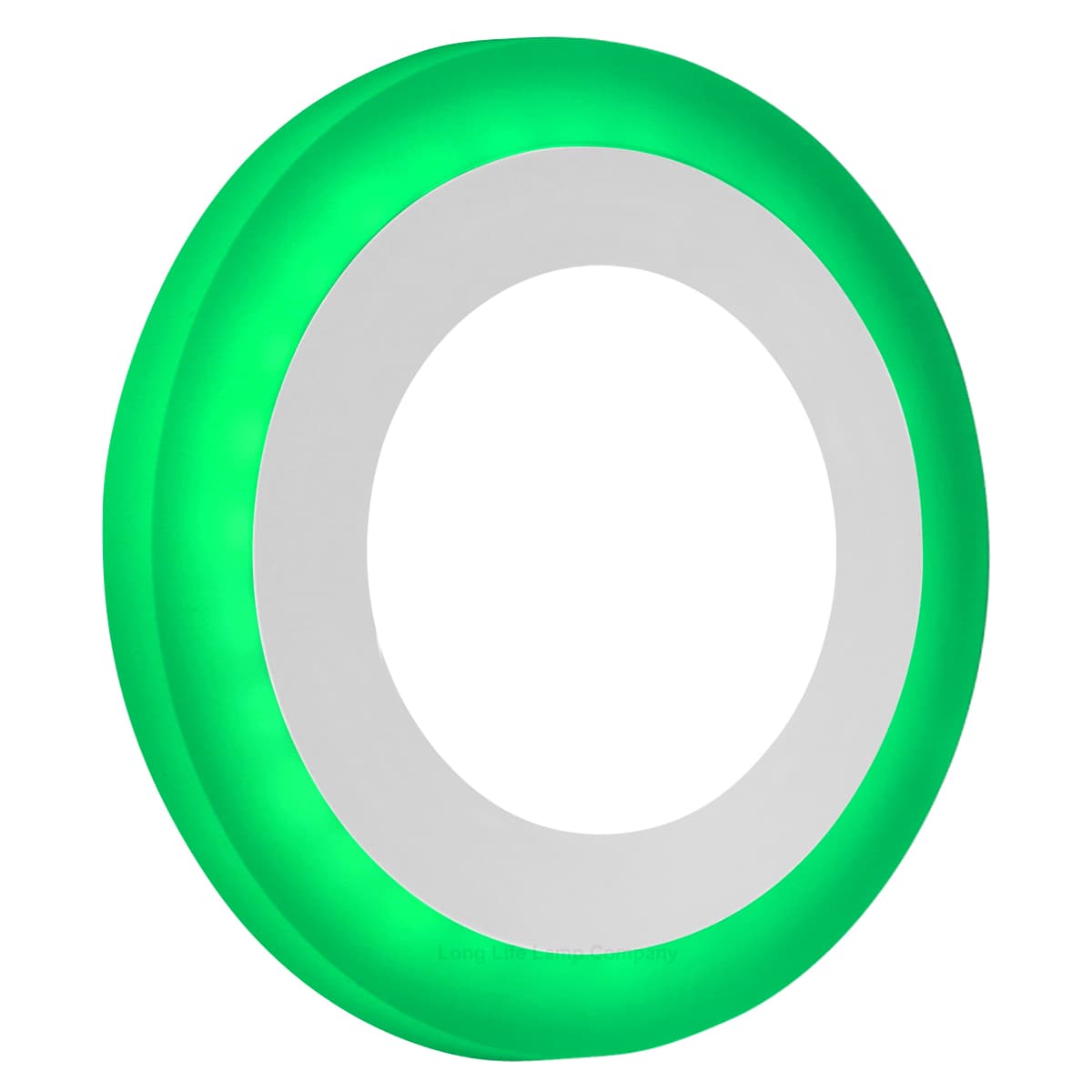 Round Dual Colour LED 6w Ceiling Recessed Panel Spot Light Green and White