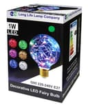 1w E27 LED Globe Decorative Light Bulb Green G95
