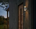 Modern Outdoor Wall Light Up Down Clear Diffuser Stainless Steel IP44 ZLC074