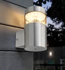 3w Modern LED Outdoor Garden Wall Light Stainless Steel IP44 Warm White ZLC044