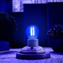 Ambient Fireglow 4w LED Golf Ball Blue Light Bulb B22 Bayonet Clear Glass