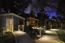 Modern LED Bollard Post Ground Spike Light Warm White Stainless Steel ZLC078WW