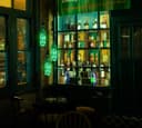 1w Glass LED Bottle Green Fairy String Decorative Filament Light Bulb E27 Edison Screw