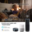 WiFi Smart Bulbs | 9W E27 LED Smart WiFi Light Bulb Colour Changing Mood Lamp