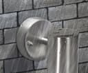 4w Modern Outdoor LED Stainless Steel Single Wall Light Warm White ZLC314