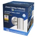 4w Modern Outdoor LED Stainless Steel Single Wall Light Warm White ZLC314