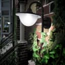  7w Outdoor Garden LED Wall Light Lantern Shade Black with Opaque Cover ZLC317