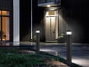 3w Black LED Bollard Post Ground Spike Light Cool White ZLC301CW