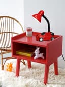 Racing Car Desk Lamp Flexible Red and Black 