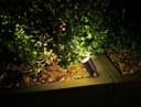 Garden Outdoor Spike Light Stainless Steel Matt Black Finish 240v ZLC307B