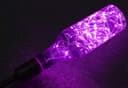 1w Glass LED Bottle Purple Fairy String Decorative Filament Light Bulb E27 Edison Screw
