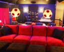 Novelty Football Ceiling Light Shade Pendant Red and White E27