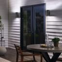 Black Outdoor Double Wall Light Cone Shape ZLC313