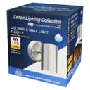 4w Modern Outdoor LED Stainless Steel Single Wall Light Cool White ZLC311