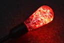 1w E27 ST58 LED Red Fairy String Filament Light Bulb