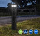 3w Black LED Bollard Post Ground Spike Light Cool White ZLC301CW