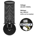Vintage Scone Wall Light Black Metal Mesh 