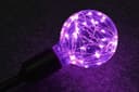 1w E27 LED Globe Decorative Light Bulb Purple G95